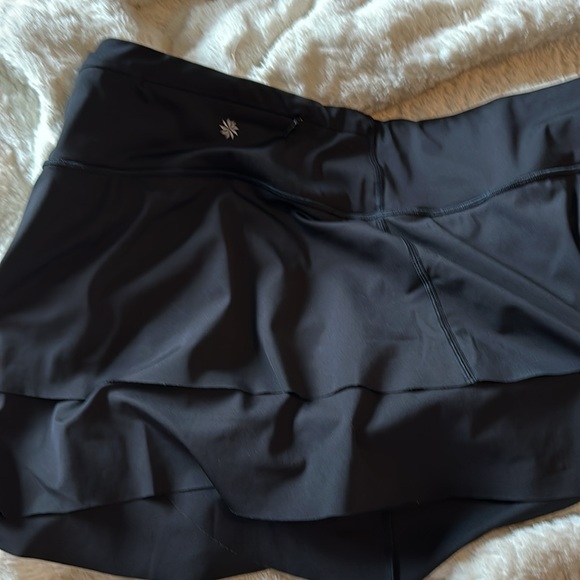Athleta Black Skort with back zipper pocket. - Picture 8 of 8